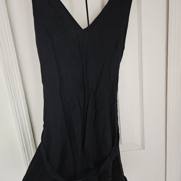 Black Button Romper - Picture 3 of 4